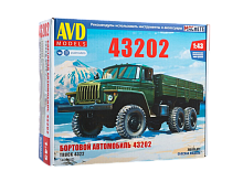 Сборная модель AVD Автомобиль 43202 бортовой, 143