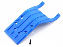 Защитная пластина (задняя) Rear Skid Plate Traxxas Slash (синяя)