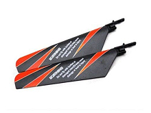 Лопасти основного ротора черножелтые  для вертолета WL Toys V911