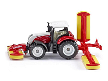 Трактор Siku Steyr с газонокосилкой Poettinger 1672