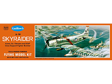 Сборная дермодельСамолет Skyraider Guillows 135