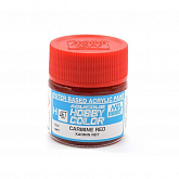 Краска акрил для пластика тм MRHOBBY 10мл CARMINE RED, шт