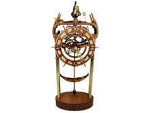 Сборная деревянная модель СВМодель Часы деревянные каминные, 230 деталей