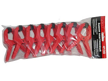 Зажим пластиковый, 50 мм, набор 8 шт, шт