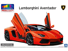 Сборная модель AOSHIMA Lamborghini Aventador Orange pearl 11, 124