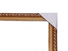 ДЕРЕВЯННАЯ РАМКА ДЛЯ КАРТИН 40х50 коричневая с золотом