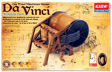 Сборная модель Машина  DAVINCI MECHANICAL DRUM