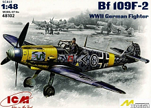 Сборная модель Bf 109 F2, германский истребитель ІІ Мировой войни