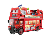 Конструктор CaDA Лондонский винтажный туристический автобус 1770 деталей
