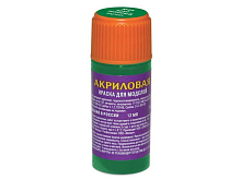 Краска ZVEZDA акриловая, яркозеленая, 12 мл