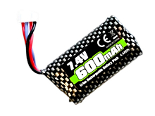 Аккумулятор LiPo 600mAh, 7,4V, 3C  для автомоделей RCM RECONSCOUT