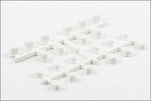 Набор втулок осей рычагов подвески белые