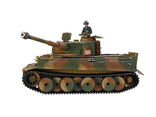 PУ танк Taigen 116 Tiger 1 Германия, средняя версия дым для ИК боя V3 24G RTR