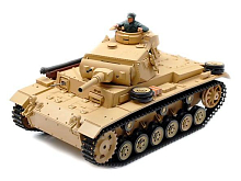 Радиоуправляемый танк Heng Long 116 Panzerkampfwagen III Германия 24G RTR песочный
