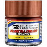 Краска акрил для пластика тм MRHOBBY  10мл  COPPER  MHC215 