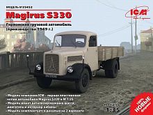 Сборная модель ICM Magirus S330, Германский грузовой автомобиль производства 1949 г, 135