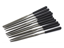 Набор надфилей с ручками, 10 шт, чехол