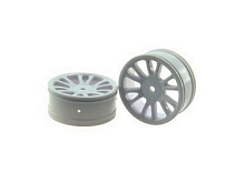 Колесные диски передние белые для багги Himoto масштаба 116, 2шт