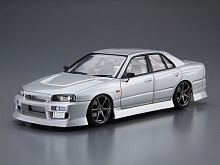 Сборная модель AOSHIMA Nissan Skyline 25GTT ER34 Uras