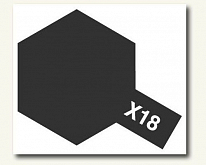 Краска акрил 10мл X18 Semi Gloss Black