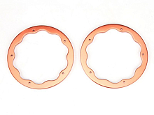 Защитные накладки на диски колеса для Монстра 18, 2шт, алюминий