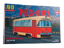 Сборная модель AVD Трамвай РВЗ6М2, 143