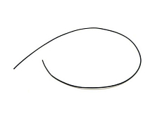 Термоусадочная трубка 4мм черная 1 метр