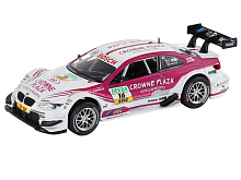 Машина АВТОПАНОРАМА BMW M3 DTM, белыйрозовый, 132, свет, звук, инерция, вк 17,513,59 см