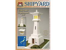 Сборная картонная модель Shipyard маяк Udo Saki Lighthouse №63, 187