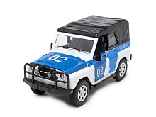 Машина АВТОПАНОРАМА УАЗ469 124 вк 221211 см, белосиний