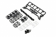 Удлененный набор фар на крышу корпуса черные