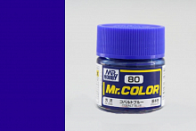 Краска эмаль для пластика тм MRHOBBY  10мл COBALT BLUE, шт