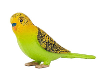 Фигурка KONIK Волнистый попугайчик, зеленый