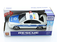 Машина инерционная WY560AB Полиция светзвук вк