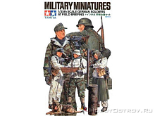 Склеиваемая модель Tamiya 135 Немецкие солдаты зимой вокруг полевой печки 5 фигур