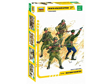 Сборная модель ZVEZDA Пехота Красной Армии N1, 135