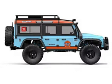 Кузов для автомодели MJX H8H в сборе, голубой с комплектом подсветки
