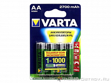 Аккумулятор бытовой VARTA AA 2700mAh VARTA