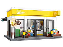 Конструктор CaDA минимаркет Shell Select 303 детали