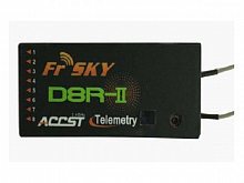 Приемник 2.4GHz FR Series FrSky, 8 каналов (D8R)