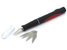 Нож с цанговым зажимом алюминий, 6 предметов