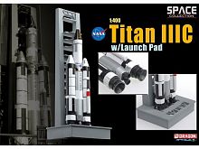 Сборная модель Космический аппарат TITAN IIIC wLAUNCH PAD 1400