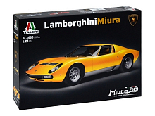 Сборная модель ITALERI 3686ИТ АВТОМОБИЛЬ LAMBORGHINI MIURA, 124