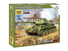 Сборная модель ZVEZDA Советский средний танк Т3485, 1100