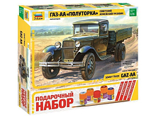 Сборная модель ZVEZDA Грузовик ГАЗАА, 135