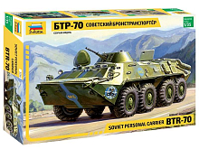 Сборная модель ZVEZDA Советский бронетранспортер БТР70, 135