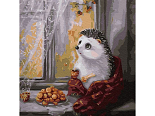 Картина по номерам 30х30 Унылая пора 21 цвет