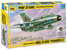 Сборная модель ZVEZDA Советский истребитель МиГ21БИС, 172