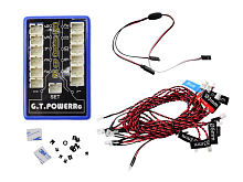 Комплект освещения GTPower 12 светодиодов, 4 режима с блоком управления