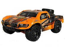 Радиоуправляемый шорткорс Remo Hobby Rocket UPGRADE V20 оранжевый 4WD 24G 116 RTR
